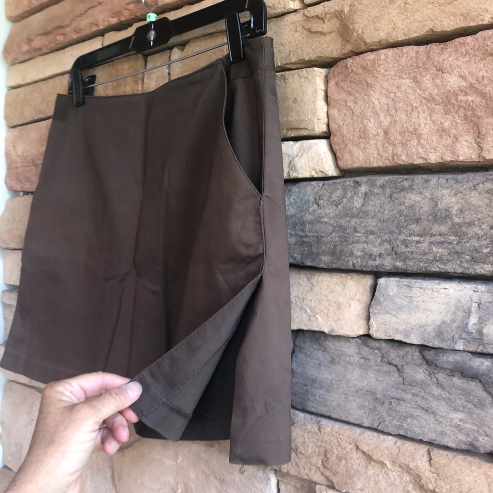 Adidas brown golf skirt Women 8 - Picture 3 of 8
